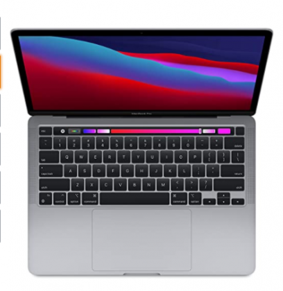 New Apple MacBook Pro with Apple M1 Chip (13-inch, 8GB RAM, 512GB SSD Storage) - Space Gray (Latest Model)