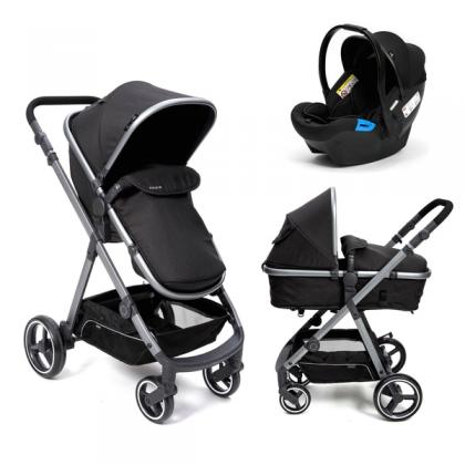 Origin by Babylo 2-in-1 Travel System & Car Seat Charcoal