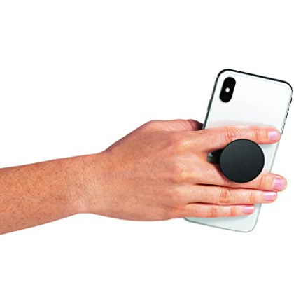 PopSockets PopGrip - Expanding Stand and Grip with a Swappable Top for Smartphones and Tablets - Sun and Moon