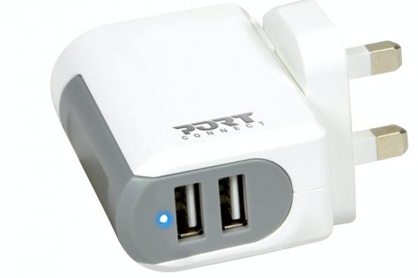 Port Designs 2 USB Wall Charger