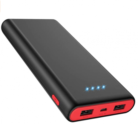 Portable Charger Power Bank 25800mAh, Ultra-High Capacity Fast Phone Charging with Newest Intelligent Controlling IC, 2 USB Port External Cell Phone B