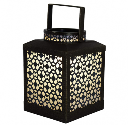 Priya Home Furniture PHF-493860-RI Home Indoor Decorative Scented Sitara Full Size Wax Warmer-Metal, Brown