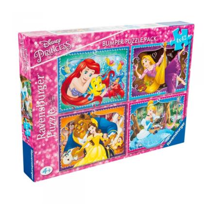 Ravensburger Disney Princess 4 x 42 piece Jigsaw Puzzle Bumper Pack