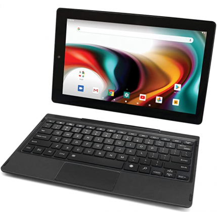 RCA 11 [RCT6613] 11.6 Inch Quad-Core 2GB RAM 32GB Storage IPS 1366 x 768 Touchscreen WiFi Bluetooth with Detachable Keyboard Android 9.0 Tablet Black