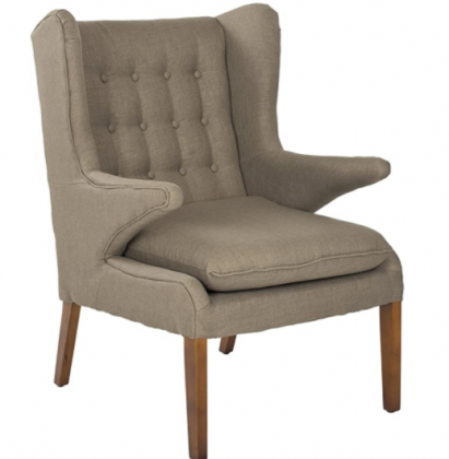 Safavieh Mercer Collection Gomer Mid-Century Olive Arm Chair