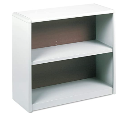 Safco Products ValueMate Economy Bookcase, 2-Shelf, Gray