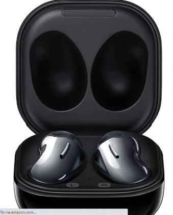 Samsung Galaxy Buds Live, True Wireless Earbuds w/Active Noise Cancelling (Wireless Charging Case Included), Mystic Black (US Version)