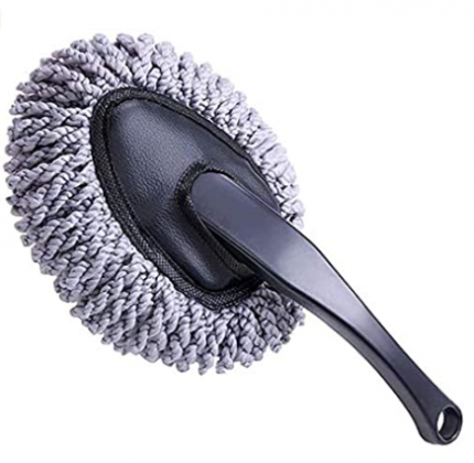 Shopping GD Multi-functional Car Duster Cleaning Dirt Dust Clean Brush Dusting Tool Mop Gray Car Cleaning Products