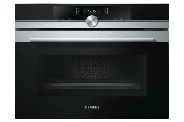Siemens iQ700 Built-In Compact Oven with Microwave | CM633GBS1B