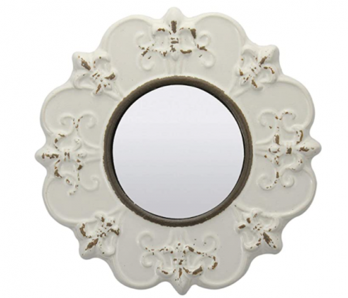 Stonebriar White Hanging Wall Mirror, 8