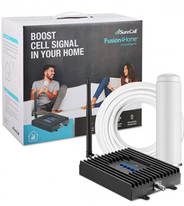 SureCall Fusion4Home Cell Phone Signal Booster for Home and Office | Verizon, AT&T, Sprint, T-Mobile 3G, 4G and LTE | Covers up to 2000 sq ft, Fusion4