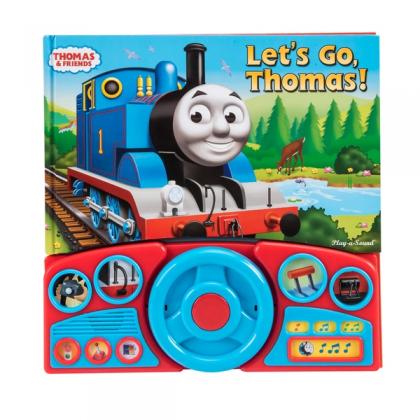 Thomas Steering Wheel Let's Go Play-A-Sound Boardback Book