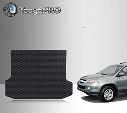 TOUGHPRO Cargo/Trunk Mat Accessories Compatible with Acura MDX - All Weather - Heavy Duty - (Made in USA) - Black Rubber - 2001, 2002, 2003, 2004, 200