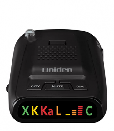 Uniden DFR1 Long Range Laser and Radar Detection, 360° Protection, City and Highway Modes, Easy-to-Read Color Icon Display with Signal Strength Meter