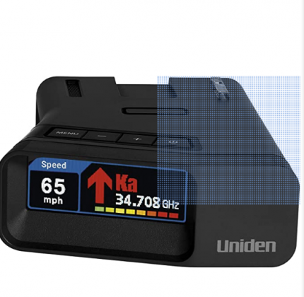Uniden R7 EXTREME LONG RANGE Laser/Radar Detector, Built-in GPS w/ Real-Time Alerts, Dual-Antennas Front & Rear w/Directional Arrows, Voice Alerts, Re