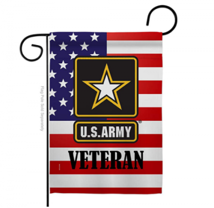 US Army US House Flag Armed Forces Rangers Official Licensed United State American Military Veteran Retire Decorative Gift Large Home Garden, Double S