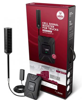 weBoost Drive 4G-X OTR (470210) Truck Cell Phone Signal Booster | U.S. Company | All U.S. Carriers - Verizon, AT&T, T-Mobile, Sprint & More | FCC Appr