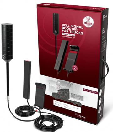 weBoost Drive Sleek OTR (470235) Truck Cell Phone Signal Booster | U.S. Company | All U.S. Carriers - Verizon, AT&T, T-Mobile, Sprint & More | FCC App