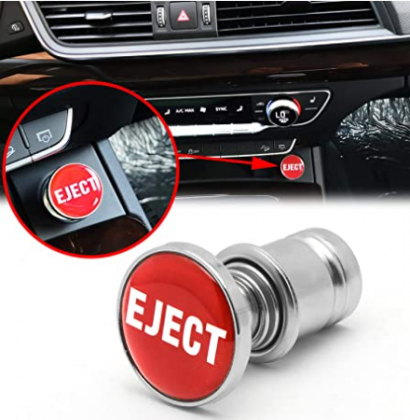 Xotic Tech Eject Button Car Cigarette Lighter Replacement 12V Accessory Push Button Fits Most Automotive Vehicles
