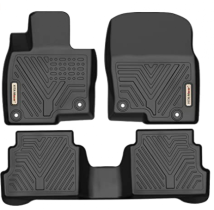 YITAMOTOR Floor Mats Compatible with Mazda CX-5, Custom Fit Floor Liners for 2017-2021 Mazda CX5, 1st & 2nd Row All Weather Protection