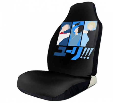 Zhengyu Yuri!!! On Ice Car Seat Covers Accessories Set Vehicle Seat 2 Pieces Set