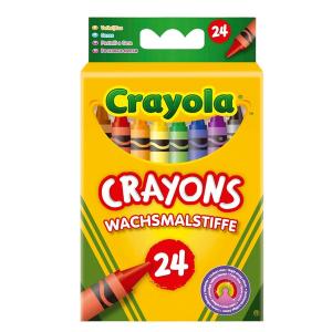 Crayola 24 Wax Crayons Asst