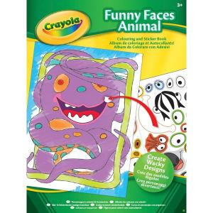 Crayola Funny Faces Sticker Book - Assortment