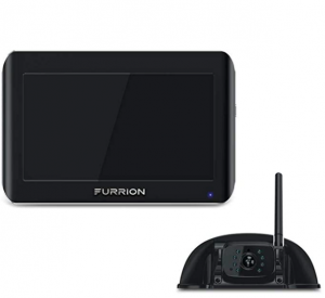 Furrion Vision S 4.3 Inch Wireless RV Backup System with 1 Rear Sharkfin Camera, Infrared Night Visi