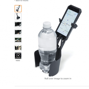 Kuryakyn 6474 Free-Flex Cup and Cell Phone Device Holder: Mounts in Cars, Trucks, Vans, UTVs with Fl