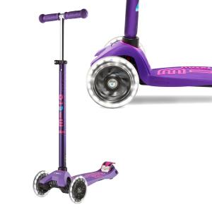 Maxi Micro Deluxe LED Purple Scooter