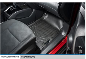 MAXLINER Custom Fit Floor Mats 1st Row Liner Set Black for 2014-2019 Nissan Rogue (No Rogue Sport or
