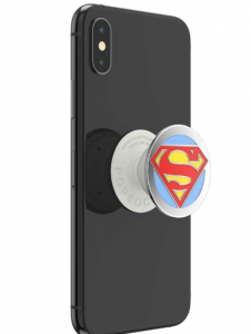 PopSockets: PopGrip with Swappable Top for Phones and Tablets - Enamel Superman