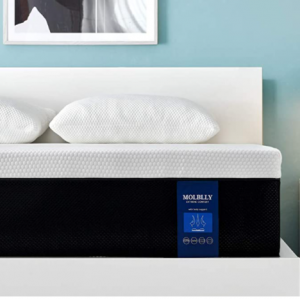 Queen Size Mattress, 10 Inch Molblly Premium Cooling-Gel Memory Foam Mattress Bed in a Box, Cool Que
