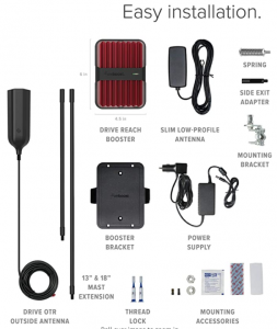 weBoost Drive Reach OTR (477154) Cell Phone Signal Booster Kit, Made in The US, All U.S. Carriers - 
