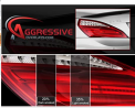 Aggressive Overlays 2016-2018 Chevy Silverado 1500 Smoked Head Light Overlays Film Tinted Vinyl Tint