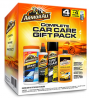 Armor All Car Wash and Cleaner Kit (4 Items) - 2pc Glass Wipes & Protectant with Wax & Wash Concentr
