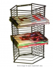 Atlantic Onyx 28 Wire DVD-Tower - Holds 28 DVDs/Blu-Rays or PS3 Games, Wall Mount or Freestanding in