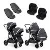 Baby Elegance Cupla Duo Twin Travel System & Two Car Seats Bundle