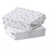 Baby Elegance Jersey Sheets - Grey Star Cot