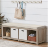 Better Homes and Gardens Cube Organizer Storage Bench - (4-Cube, Rustic Gray) (4-Cube, Rustic Gray)