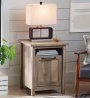 Better Homes and Gardens Modern Farmhouse Side Table/Nightstands, Rustic Gray Finish