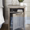 Better Homes & Gardens Modern Farmhouse End Table Nightstand with USB