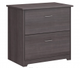 Bush Furniture Cabot 2 Drawer Lateral File Cabinet, Heather Gray