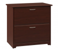 Bush Furniture Cabot 2 Drawer Lateral File Cabinet, Harvest Cherry