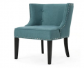 Christopher Knight Home Adelina Fabric Occaisional Chair, Dark Teal