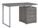 COASTER Home Furniture Brennan 3-Drawer Reversible set up Office Desk | Weathered Grey