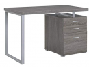 COASTER Home Furniture Brennan 3-Drawer Reversible set up Office Desk | Weathered Grey