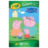 Crayola Peppa Pig Giant Colouring Pages Book