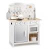 DeLuxe Kitchenette - White/Silver With Accessories