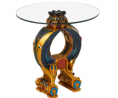 Design Toscano Wings of Horus Egyptian Altar Side Table, Full Color